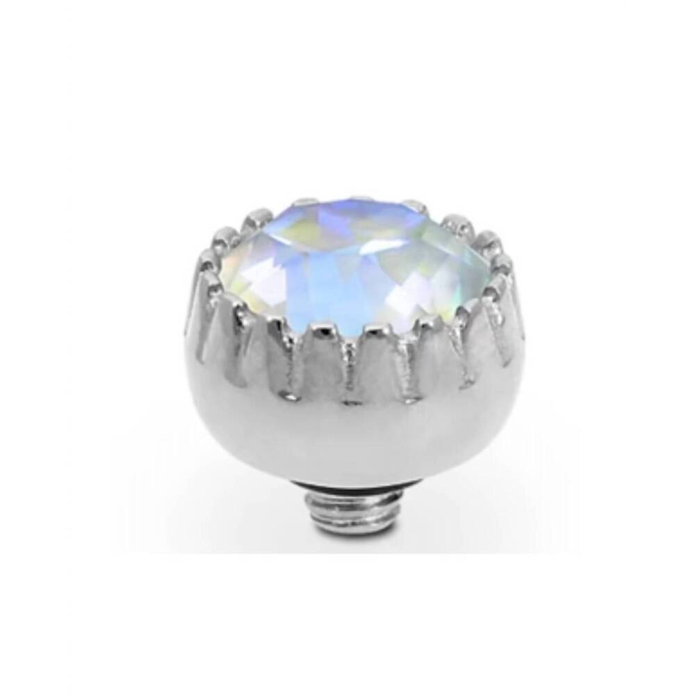 NEW QUDO women's london topper 8mm in serene gray silver